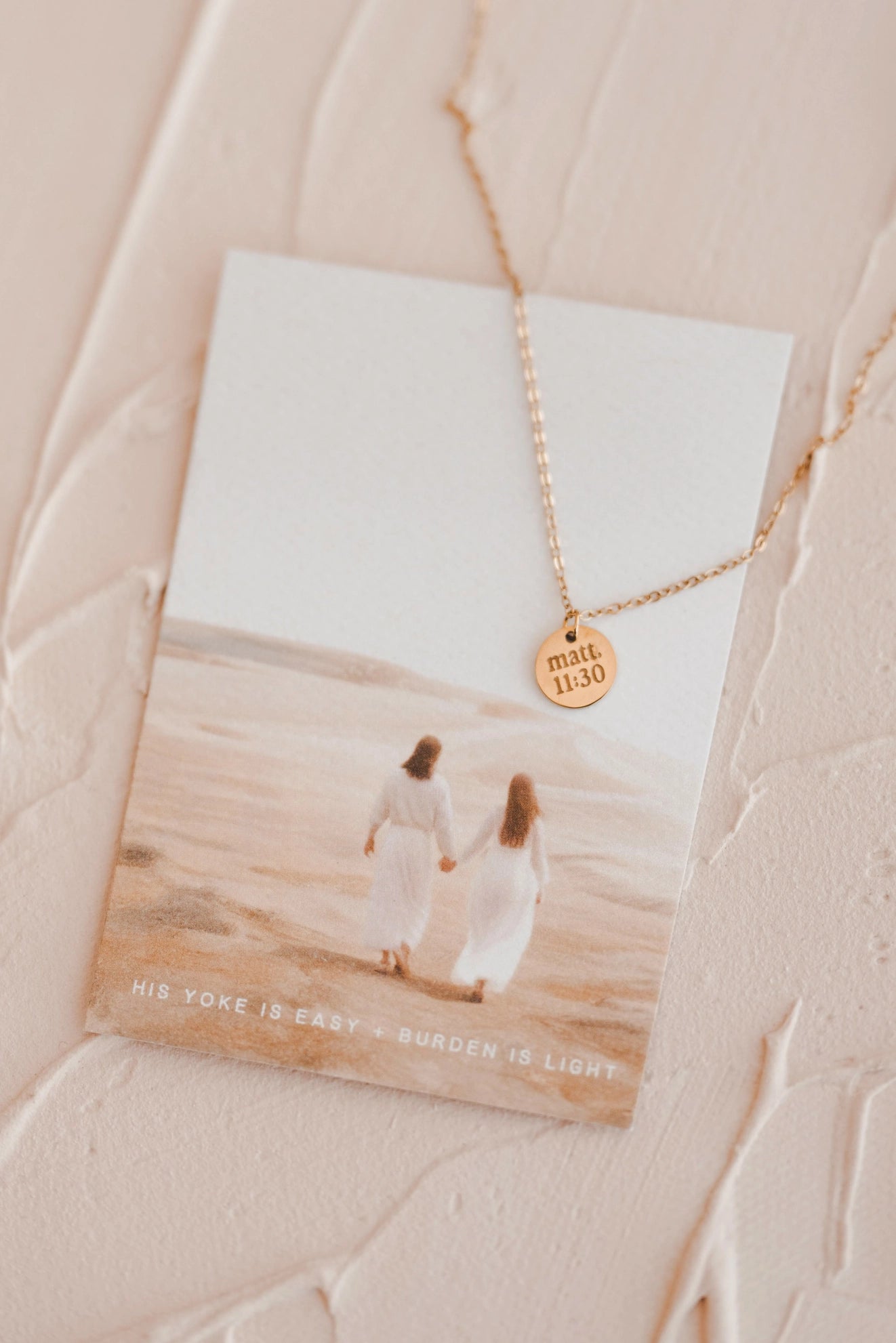 Light Disc Necklace