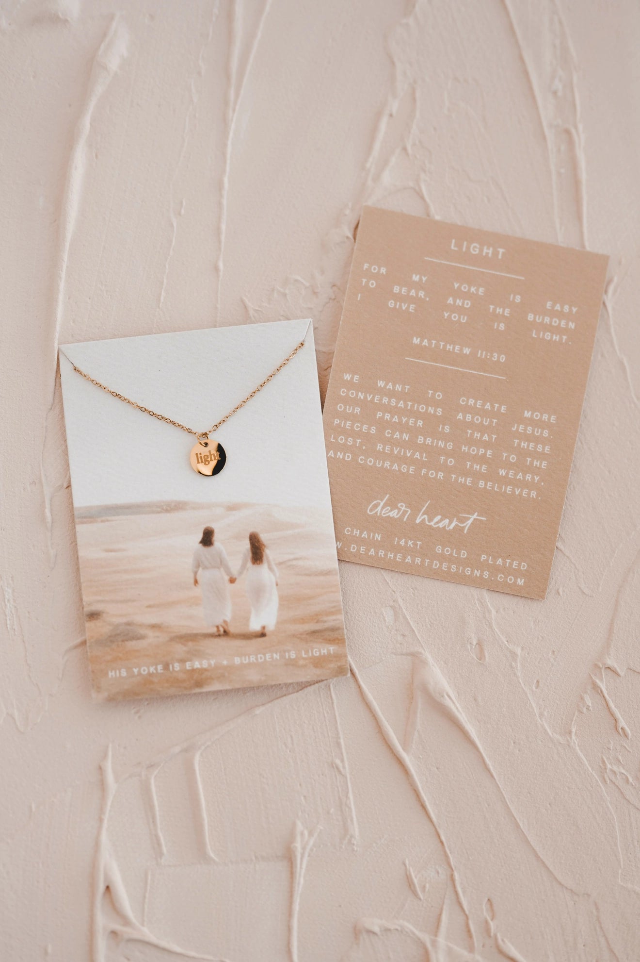 Light Disc Necklace