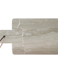 Marble Cheese Board with Leather Tie and Handle