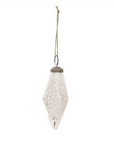 Mercury Glass Ornament, Silver Finish