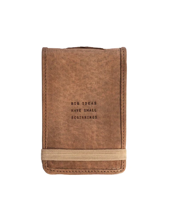 Mini Big Ideas Leather Journal