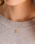 Mini Tag Necklace: Gold-Filled