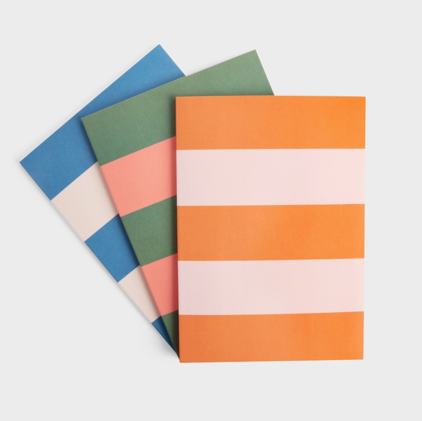 Multi Stripe Notebook