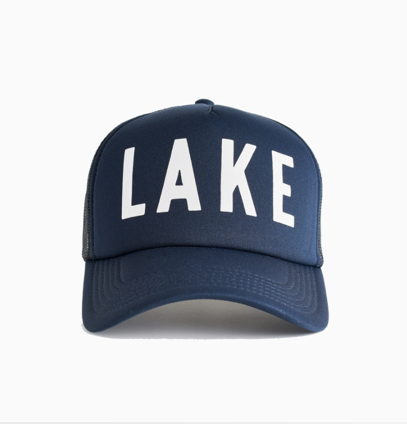 Navy Lake Recycled Trucker Hat