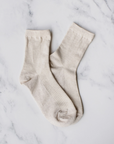 Oatmeal Lightweight Solid Socks