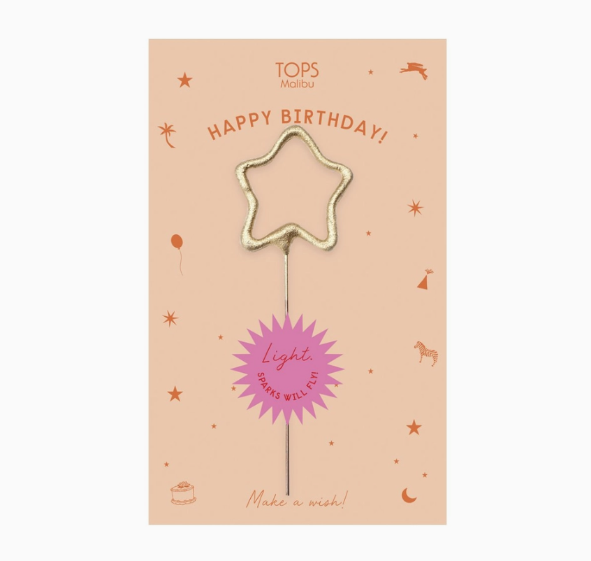 Sparkler Card Happy Birthday