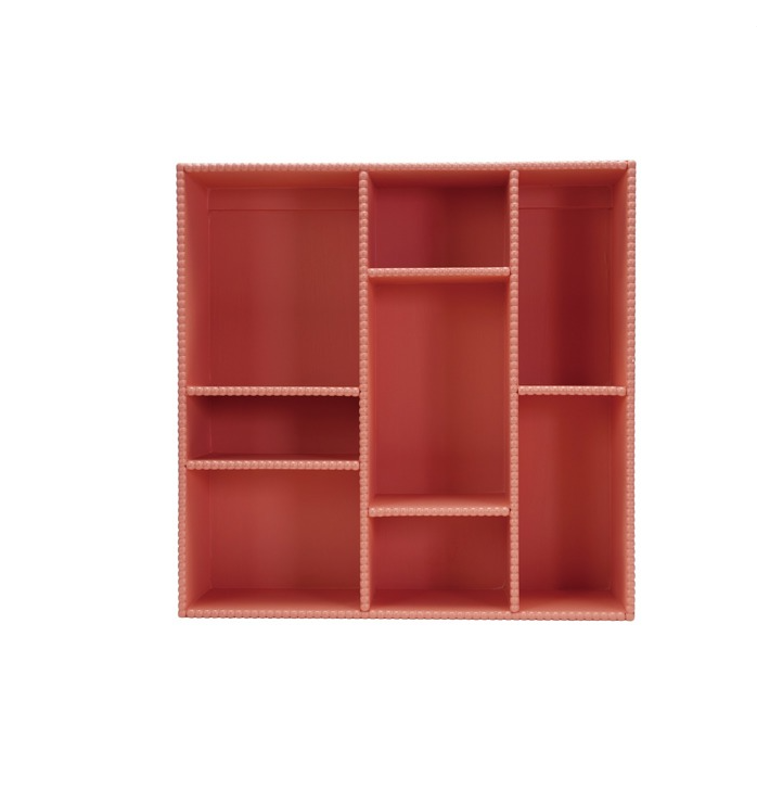 Pink Wood Wall Shelf