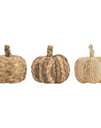 Natural Woven Pumpkins