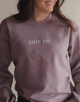 Pure Joy Pullover - Muted Lavender