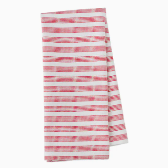 Red Dobby Towel