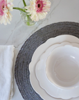 Scalloped Salad Plate