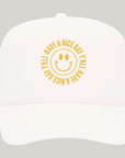 Smile Have A Nice Day Y'all Foam Snapback Hat