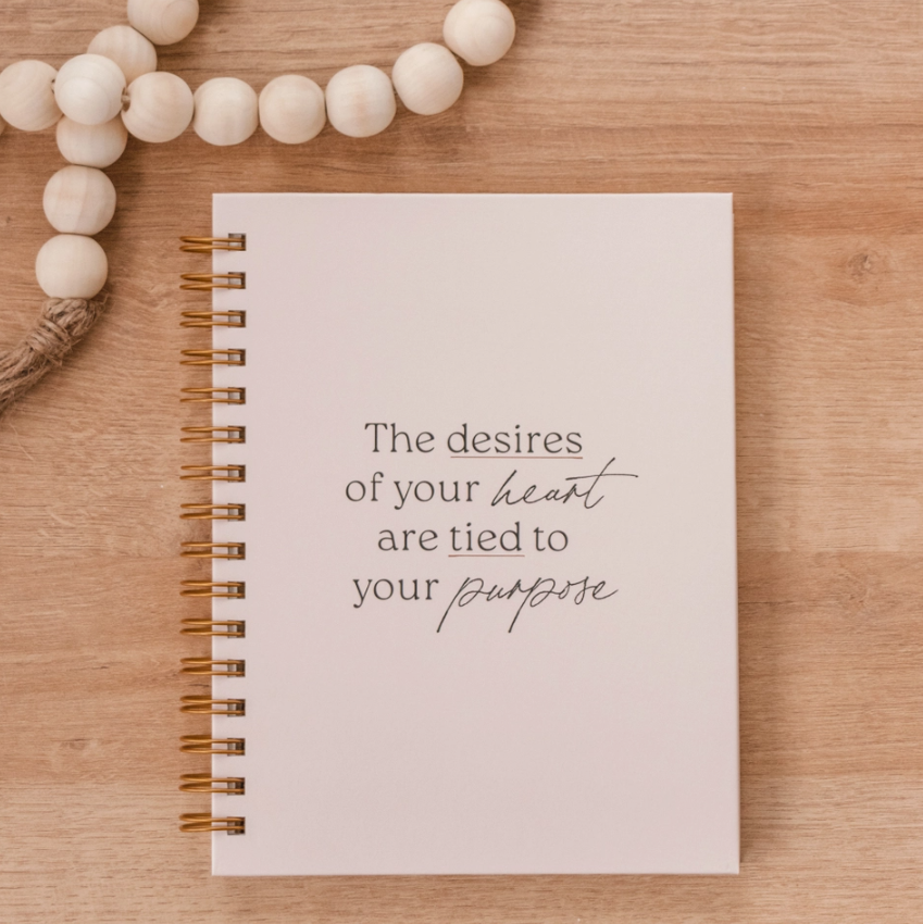 The Desires of Your Heart Spiral Hardcover Journal