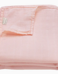 Soft Pink Muslin Swaddle Blanket