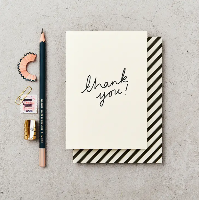 GG TY Handwritten Greeting Card