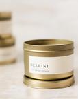 Bellini Gold Tin Candle