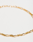 Figaro Chain Bracelet: Gold Filled