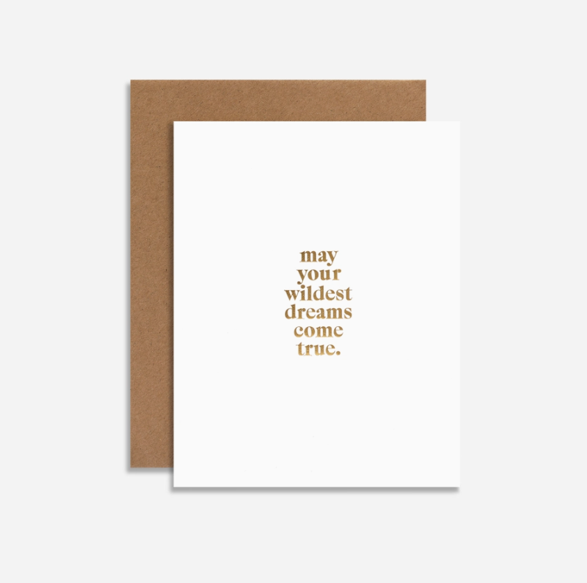 May Your Wildest Dreams Come True Greeting Card