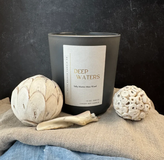 Deep Waters Wood Wick Candle