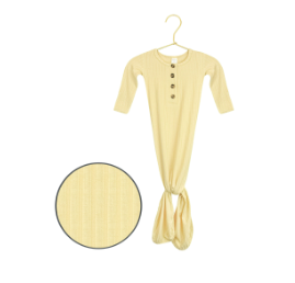 Birdie Ribbed Knotted Gown
