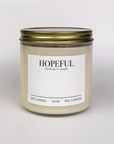 Hopeful Minimalist Double Wick Candle