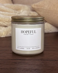 Hopeful Minimalist Double Wick Candle