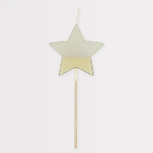 Gold Dipped Star Candle