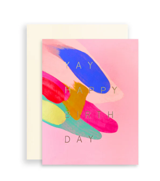 Aurora Happy Birthday Card