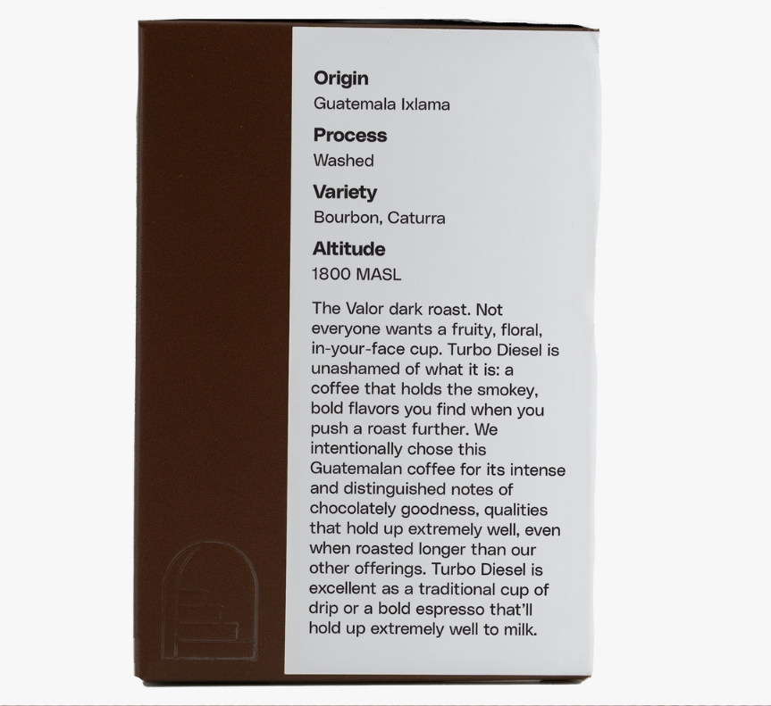 Turbo Diesel 10oz Whole Bean Dark Roast Coffee
