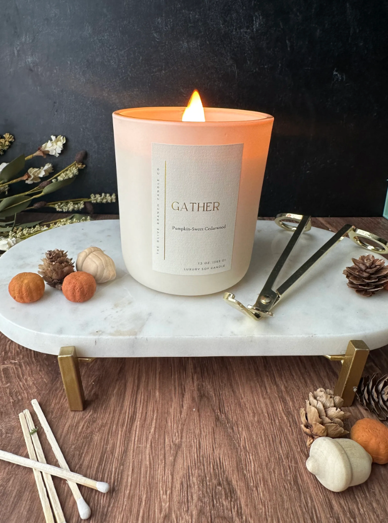 Gather Wood Wick Candle