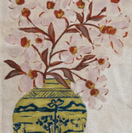 Assorted Floral Vase Cotton Linen Tea Towels