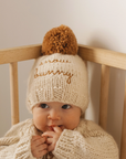 Snow Bunny Pecan Beanie