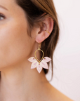 Soft Pink Floras Earrings