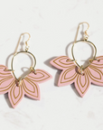 Soft Pink Floras Earrings