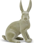 Sage Green Velvet Resin Bunnies