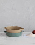 2 Quart Stoneware Baker with Handles