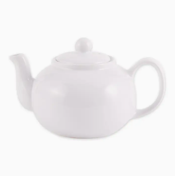 Stoneware Teapot - White