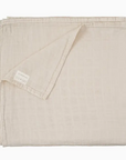 Bamboo Muslin Swaddle Blanket Vanilla Cream