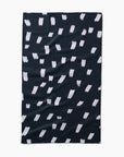 Dark Out Geometry Tea Towel