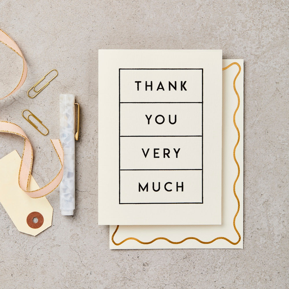 Thank You Boxed Greeting Card