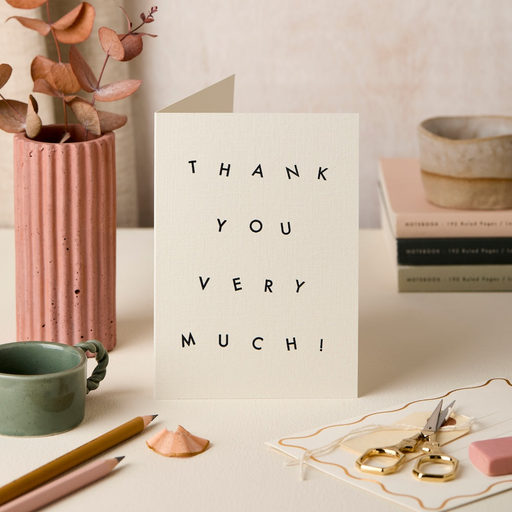Thank You Very Much Greeting Card