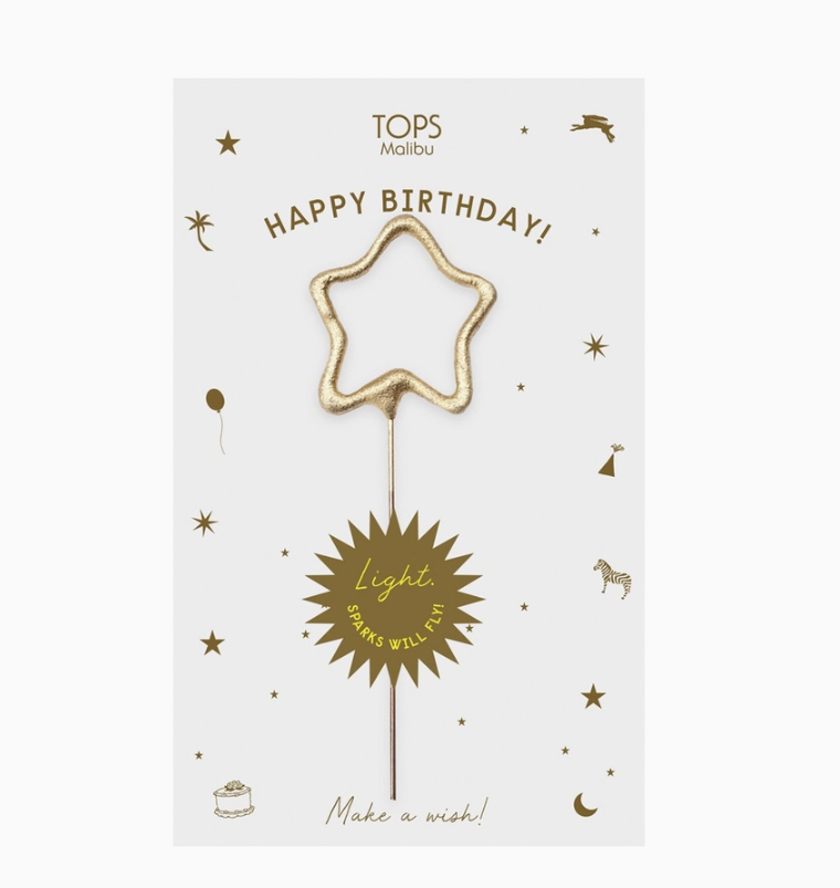Sparkler Card Happy Birthday