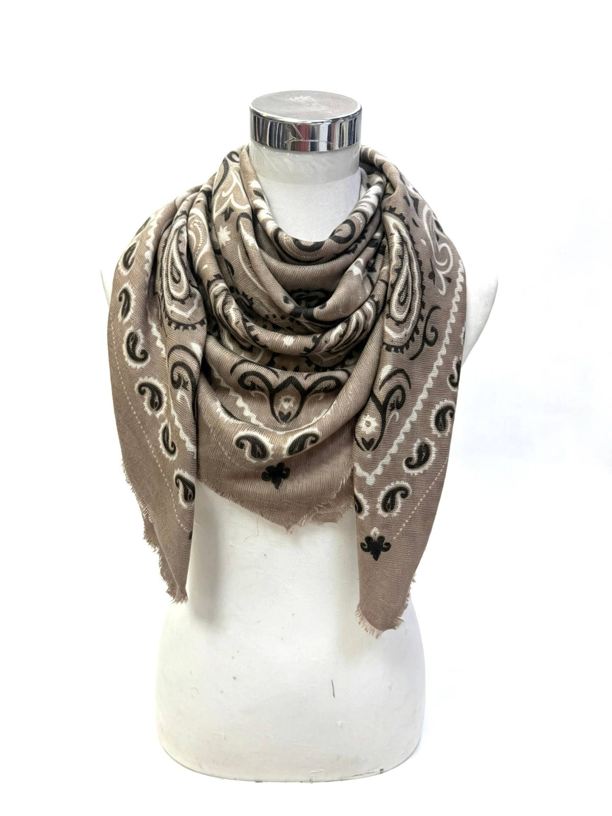 Large Wool Square Bandana