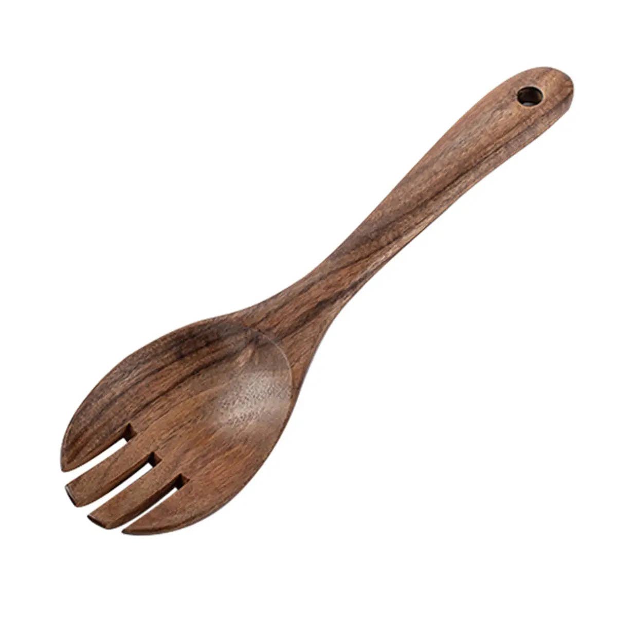 Teak Wood Salad Spoon and Fork