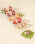 Wooden Vegetables Playset