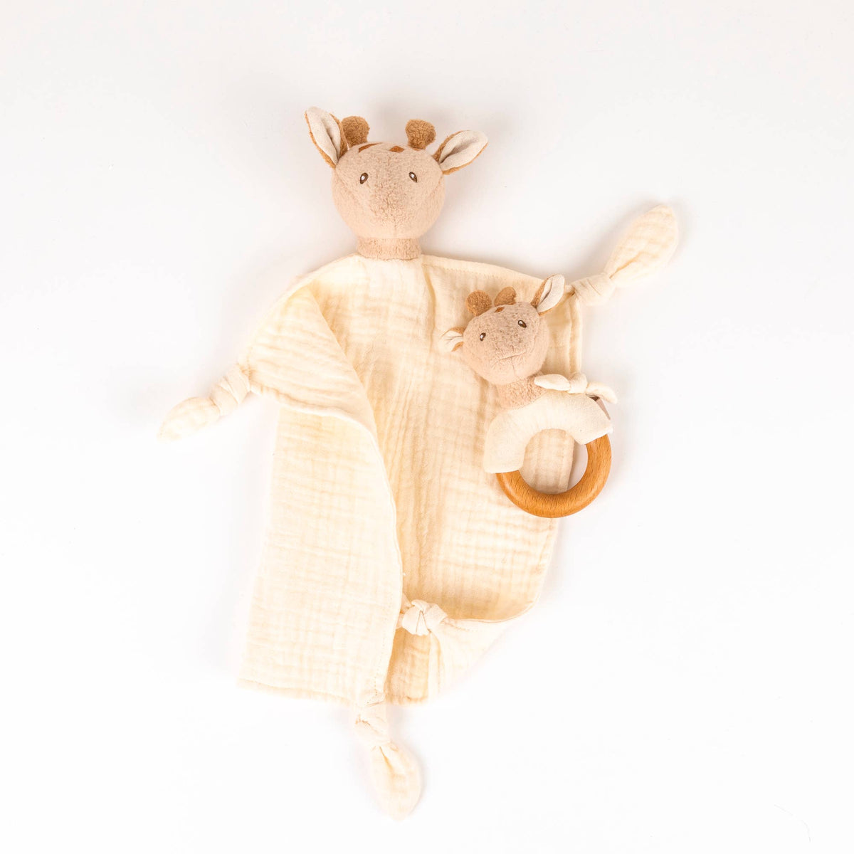 Leonie the Giraffe Doudou and Rattle