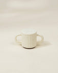 Pottery Style Silicone Snack Cup with Handles