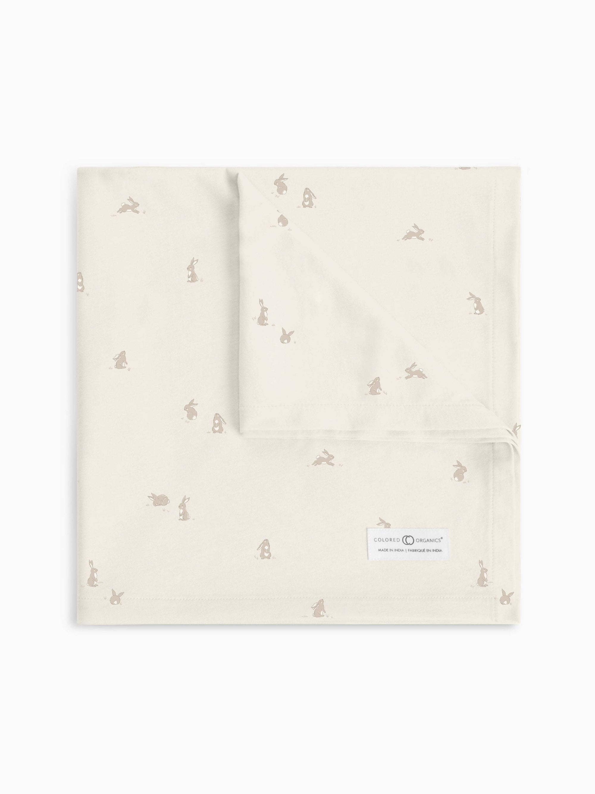 Bunny Oat + Clay Swaddle Blanket
