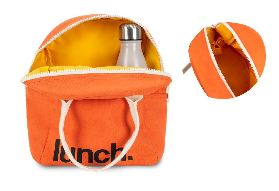 Poppy Zipper Lunch Bag