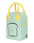 Mint Happy Bread Zipper Lunch Bag